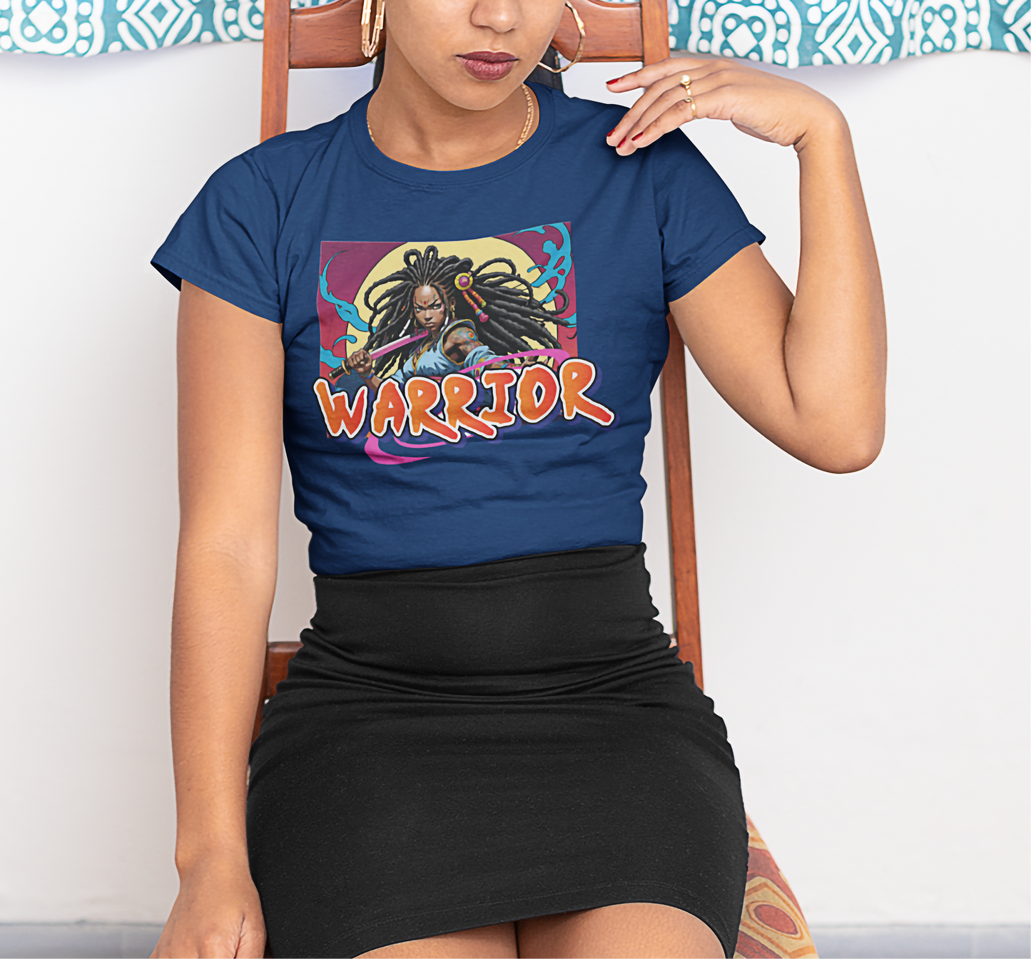 Naruto-Inspired "Warrior Queen" Womens t-shirt