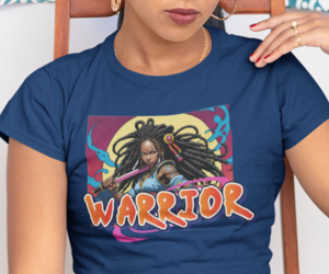 Naruto-Inspired "Warrior Queen" Womens t-shirt