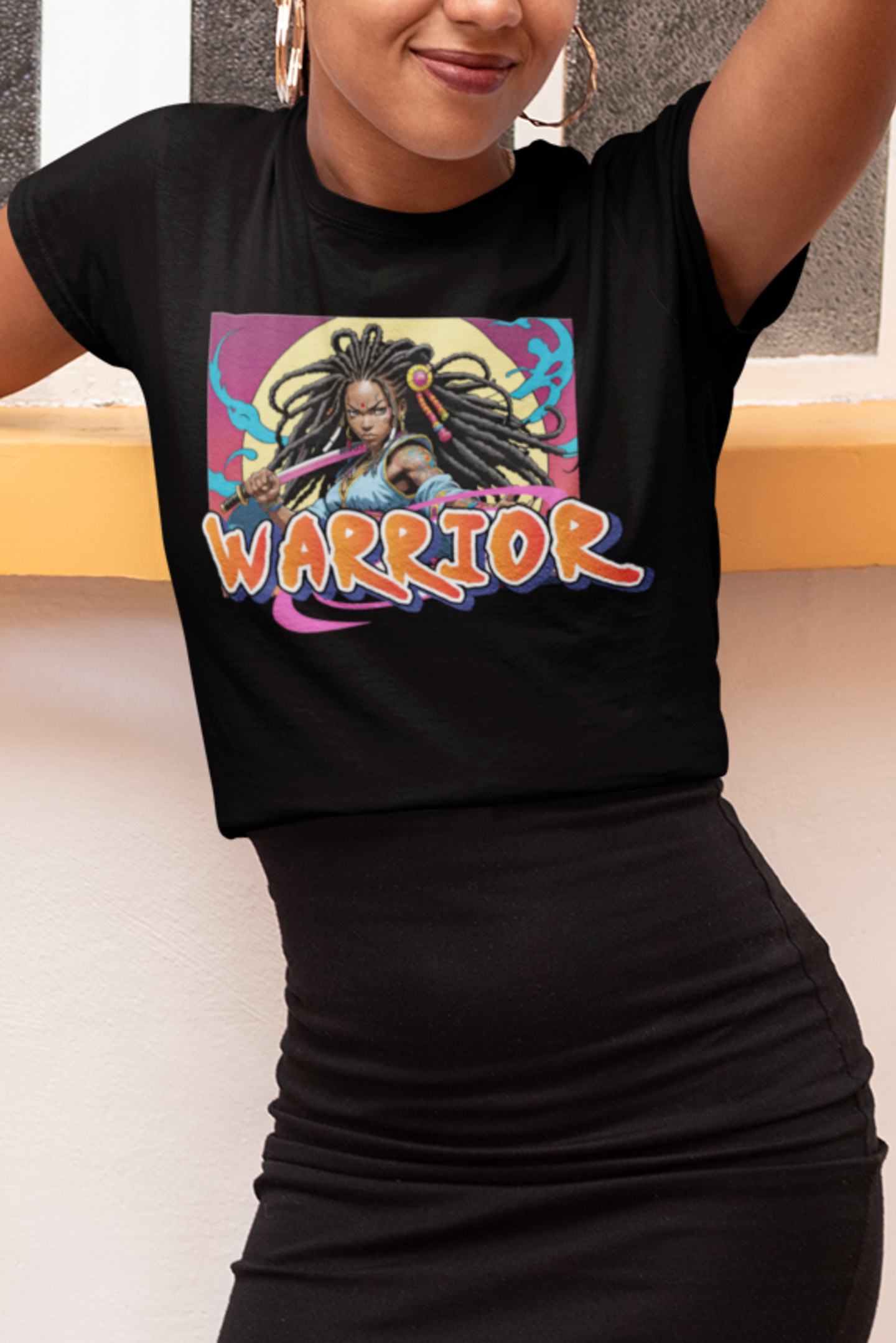 Naruto-Inspired "Warrior Queen" Womens t-shirt