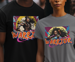 Naruto-Inspired "Warrior Queen" Womens t-shirt