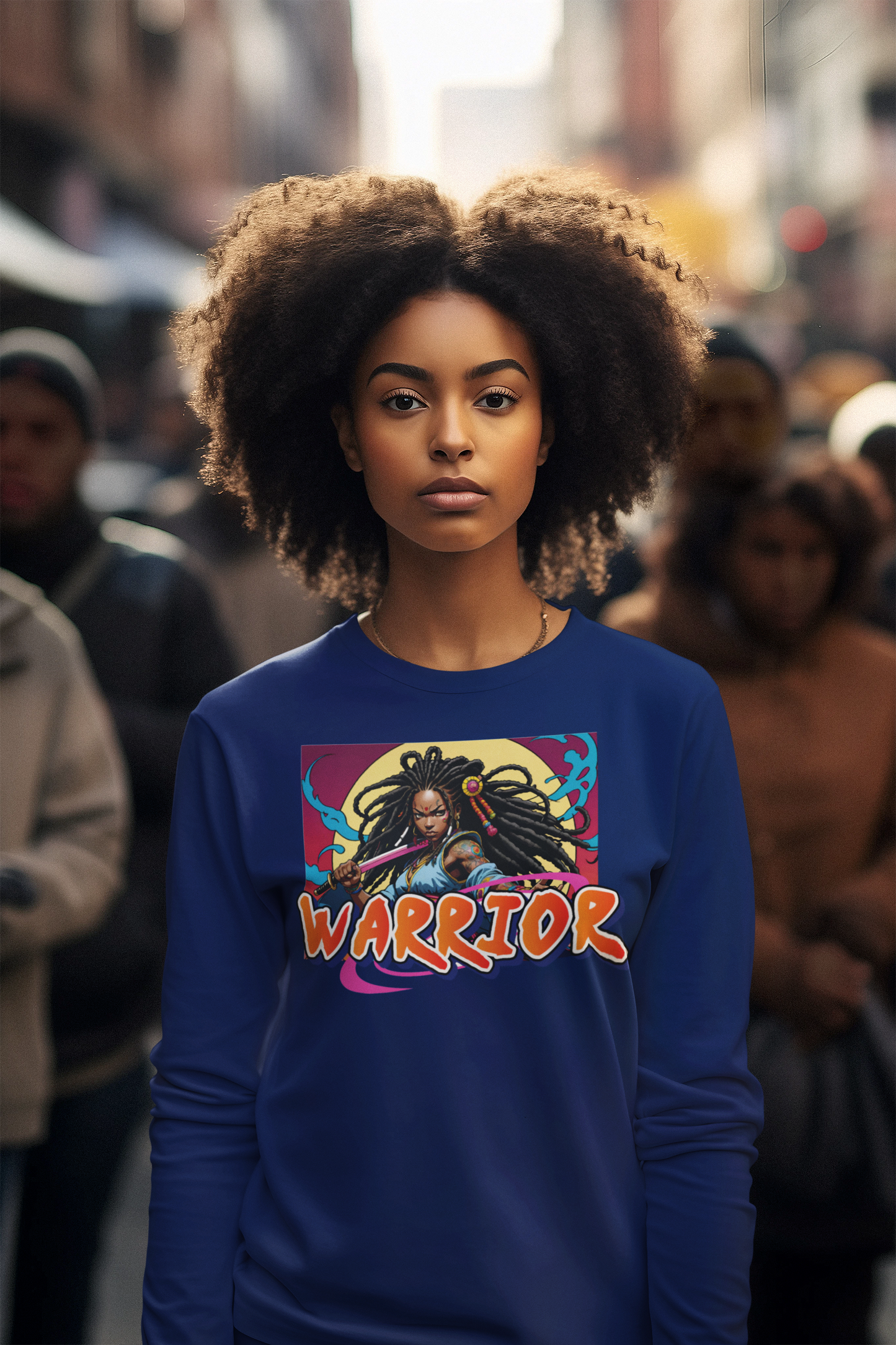 Naruto-Inspired "Warrior Queen" Womens t-shirt